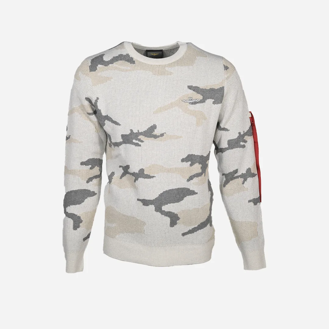 Vintage Doppeldecker Sweatshirt - Bequemer Pullover Für Luftfahrt-Fans Mit Flugzeug-Print