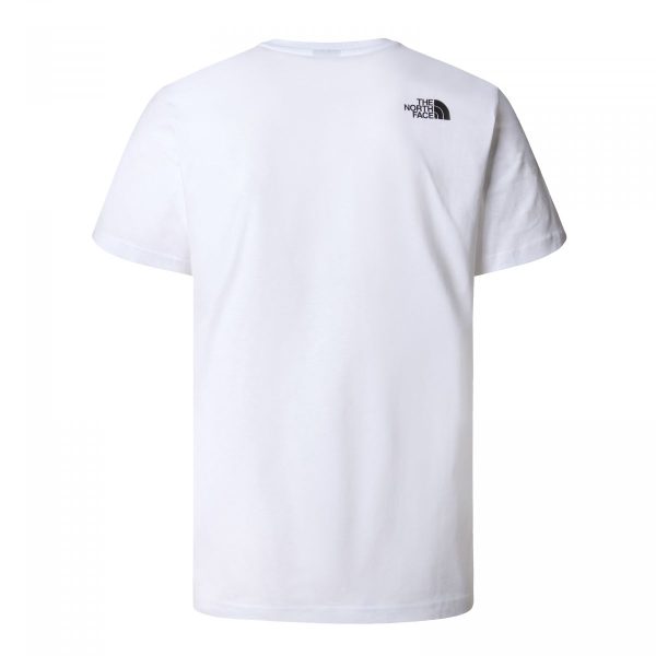 The North Face Never Stop Exploring Men Lifestyle T-Shirt White/Black/Red - Image 2