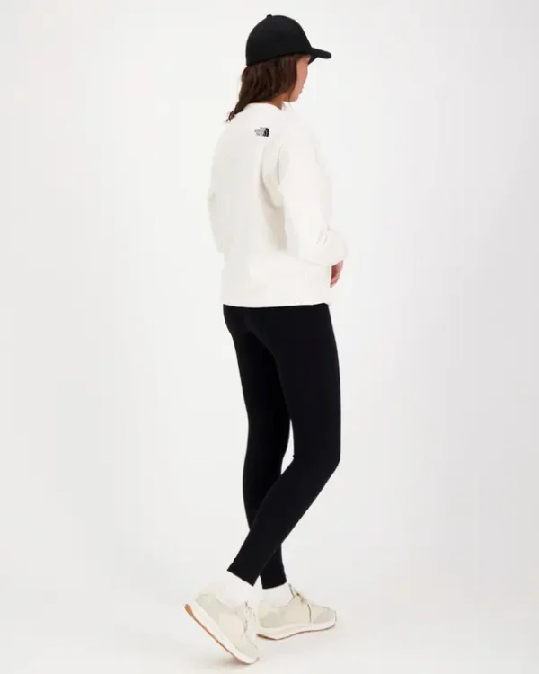 The North Face Drew Peak Women Lifestyle Sweatshirt White Dune - Image 2