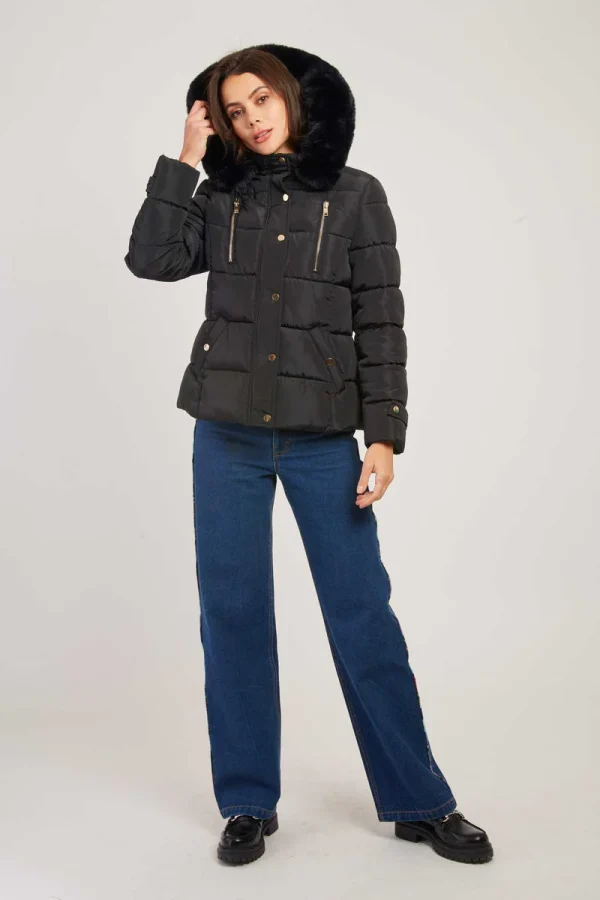 René-Derhy EILEEN fur-lined hooded down jacket