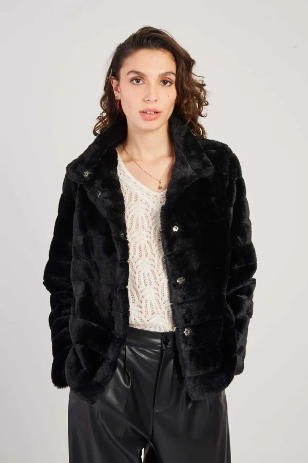 René-Derhy LISETTE short faux fur jacket