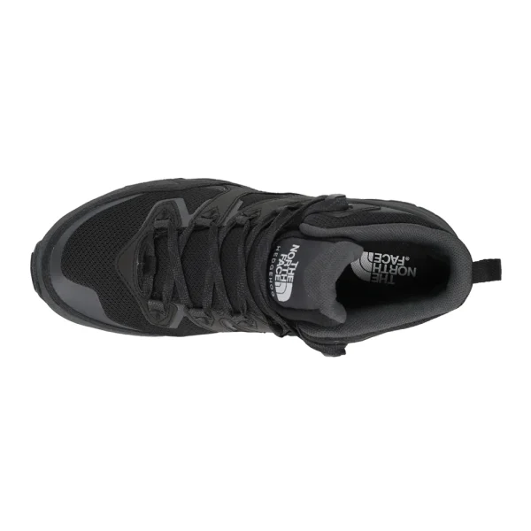 The North Face Hedgehog 3 Waterproof Men Hiking Shoes Black/Asphalt Grey - Image 3