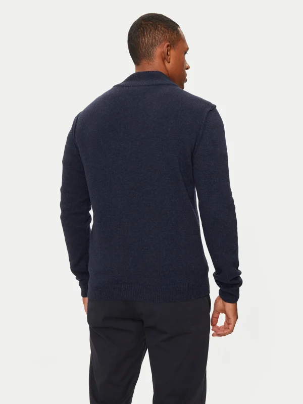 Aeronautica Militare Half zip sweater in wool blend - Image 2