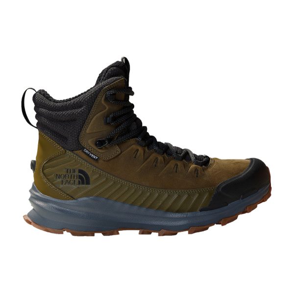 The North Face Vectiv Fastpack Insulated Waterproof Men Hiking Shoes Military Olive/Black