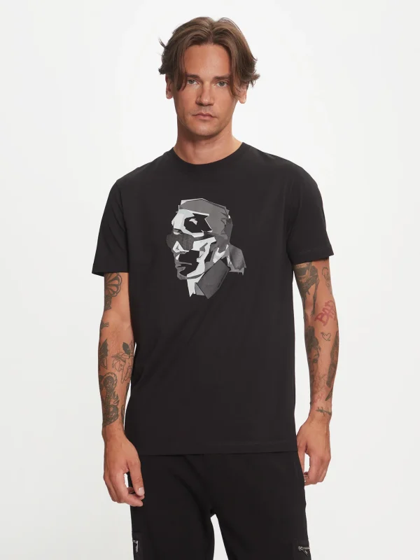 KARL LAGERFELD T-shirt Black Regular Fit