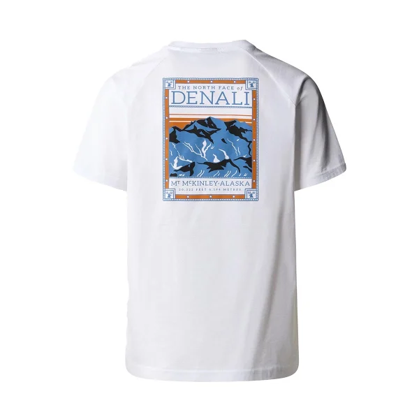 The North Face North Faces Men Lifestyle T-Shirt White/Blue - Image 2