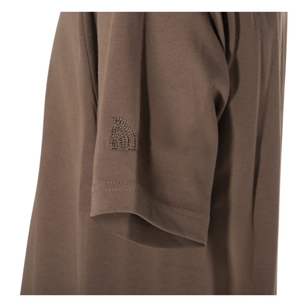 The North Face Men Ss Logo Rmst Relaxed Tee Smokey Brown - Image 3