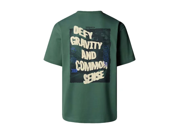 The North Face Men SS Heritage Graphic Relaxed Tee Duck Green - Image 2