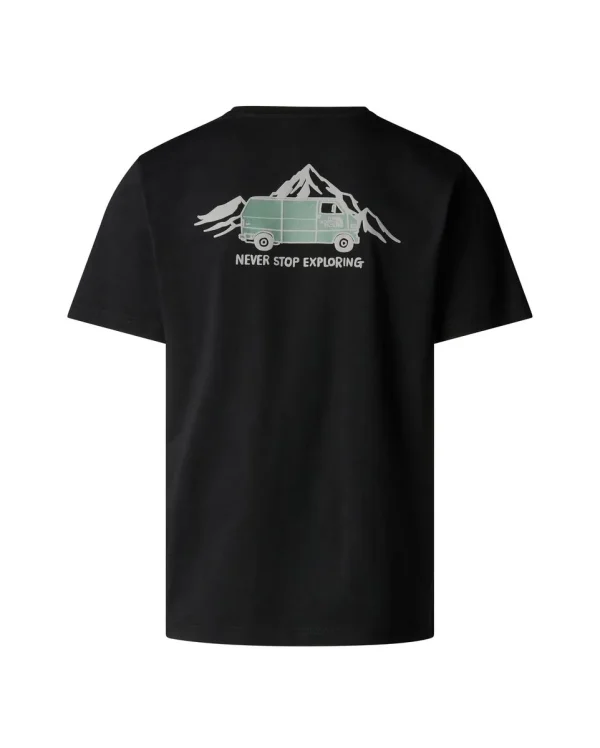 The North Face Outdoor Graphic Men Lifestyle T-Shirt Black - Image 2