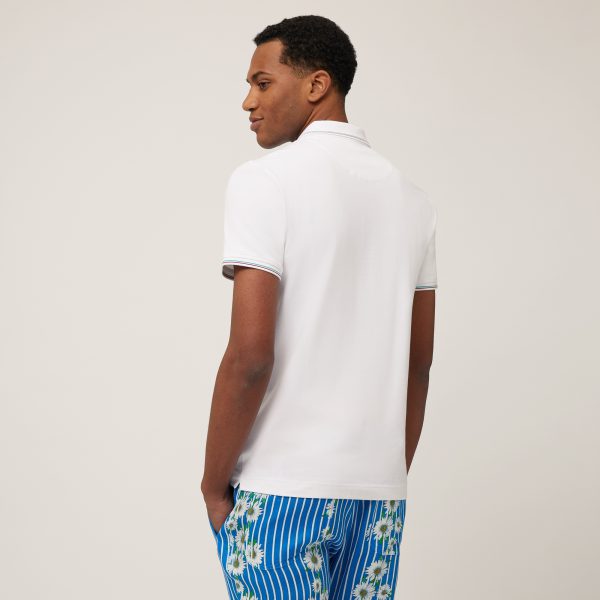 Harmont&Blaine Polo with Striped Details - Image 2