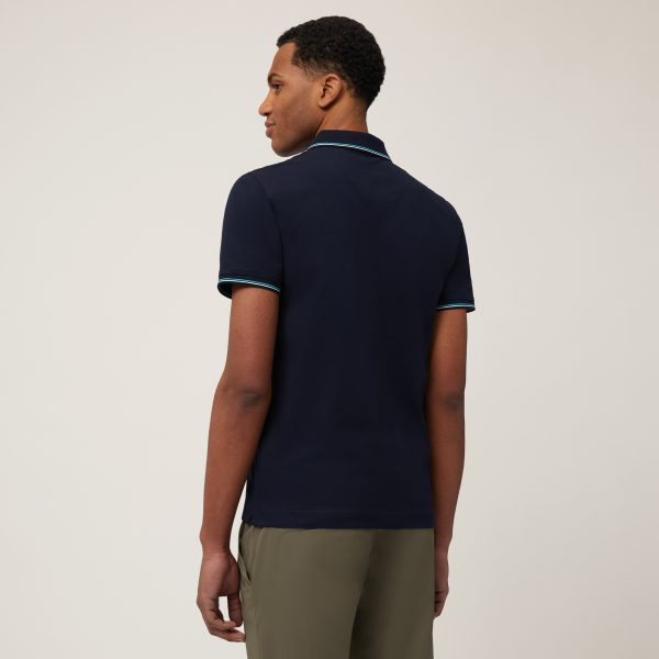 Harmont&Blaine Polo with Striped Details - Image 2